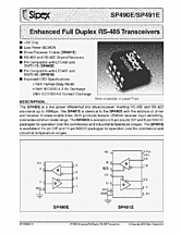 DataSheet SP490EC pdf